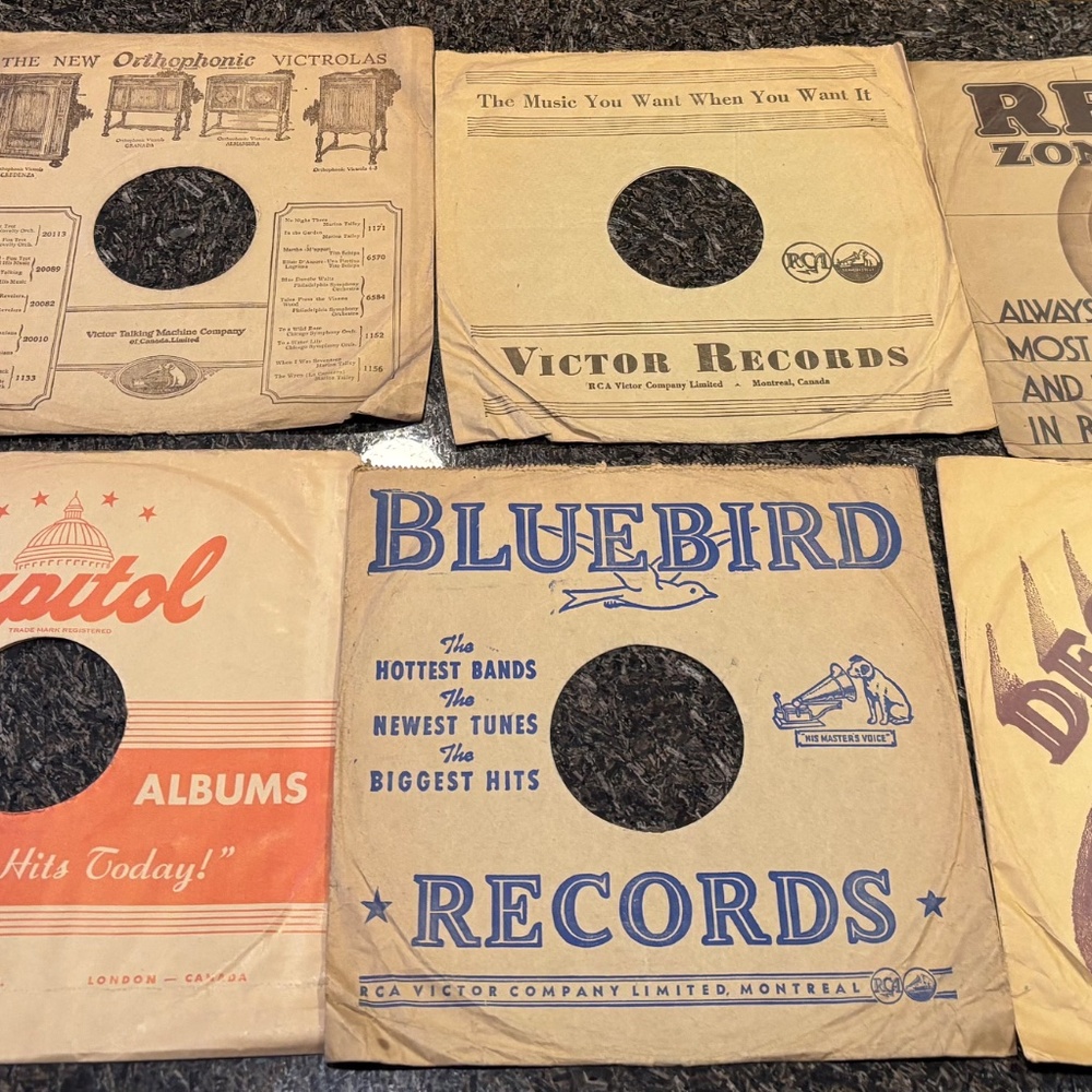 Lot of 49 Record Jackets Covers for 78 RPM